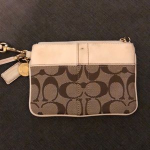 Coach Logo Wristlet
